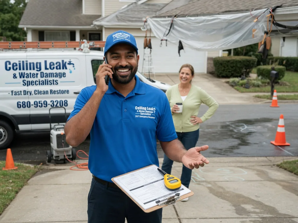 Ceiling Leak Cleanup Island Heights, NJ FAQs